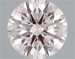 Picture of Lab Grown Diamond 2.03 Carats, Round with Ideal Cut, Fancy Pink Color, VS1 Clarity and Certified by IGI