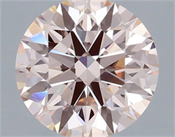 Picture of Lab Grown Diamond 2.01 Carats, Round with Ideal Cut, Fancy Intense Pink Color, VS1 Clarity and Certified by IGI