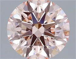 Picture of Lab Grown Diamond 2.22 Carats, Round with Ideal Cut, Fancy Intense Pink Color, VVS2 Clarity and Certified by IGI