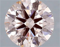 Picture of Lab Grown Diamond 1.60 Carats, Round with Ideal Cut, Fancy Pink Color, VS1 Clarity and Certified by IGI