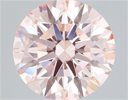 Picture of Lab Grown Diamond 2.01 Carats, Round with Ideal Cut, Fancy Intense Pink Color, VS1 Clarity and Certified by IGI