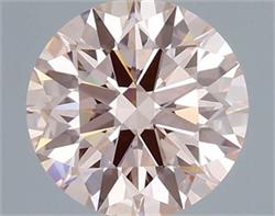 Picture of Lab Grown Diamond 2.05 Carats, Round with Ideal Cut, Fancy Pink Color, VS1 Clarity and Certified by IGI