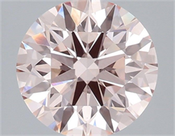 Picture of Lab Grown Diamond 2.02 Carats, Round with Ideal Cut, Fancy Pink Color, VS1 Clarity and Certified by IGI