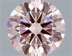 Picture of Lab Grown Diamond 1.20 Carats, Round with Excellent Cut, Fancy Intense Pink Color, VVS2 Clarity and Certified by IGI
