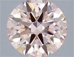 Picture of Lab Grown Diamond 2.02 Carats, Round with Ideal Cut, Fancy Intense Pink Color, VS1 Clarity and Certified by IGI