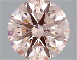 Picture of Lab Grown Diamond 2.05 Carats, Round with Ideal Cut, Fancy Intense Pink Color, VS1 Clarity and Certified by IGI