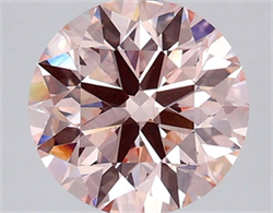 Picture of Lab Grown Diamond 2.01 Carats, Round with Excellent Cut, Fancy Intense Pink Color, VS2 Clarity and Certified by IGI