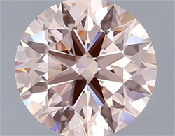 Picture of Lab Grown Diamond 1.50 Carats, Round with Ideal Cut, Fancy Intense Pink Color, VS1 Clarity and Certified by IGI