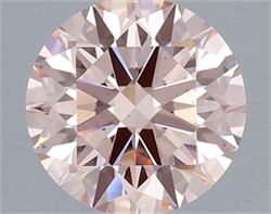 Picture of Lab Grown Diamond 2.22 Carats, Round with Ideal Cut, Fancy Intense Pink Color, VS2 Clarity and Certified by IGI