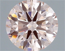 Picture of Lab Grown Diamond 2.04 Carats, Round with Ideal Cut, Fancy Intense Pink Color, VS1 Clarity and Certified by IGI