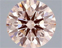 Picture of Lab Grown Diamond 2.00 Carats, Round with Ideal Cut, Fancy Intense Pink Color, VVS2 Clarity and Certified by IGI