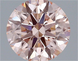 Picture of Lab Grown Diamond 2.04 Carats, Round with Ideal Cut, Fancy Intense Pink Color, VS2 Clarity and Certified by IGI