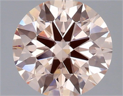 Picture of Lab Grown Diamond 2.00 Carats, Round with Ideal Cut, Fancy Intense Pink Color, VS1 Clarity and Certified by IGI