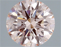 Picture of Lab Grown Diamond 2.02 Carats, Round with Ideal Cut, Fancy Pink Color, VS1 Clarity and Certified by IGI