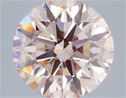 Picture of Lab Grown Diamond 2.02 Carats, Round with Ideal Cut, Fancy Intense Pink Color, VVS2 Clarity and Certified by IGI