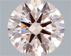 Picture of Lab Grown Diamond 2.04 Carats, Round with Ideal Cut, Fancy Pink Color, VVS2 Clarity and Certified by IGI