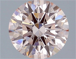 Picture of Lab Grown Diamond 2.02 Carats, Round with Ideal Cut, Fancy Intense Pink Color, VS1 Clarity and Certified by IGI