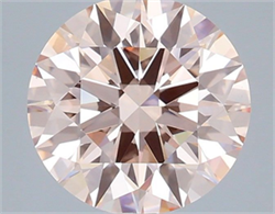 Picture of Lab Grown Diamond 2.02 Carats, Round with Ideal Cut, Fancy Intense Pink Color, VS1 Clarity and Certified by IGI