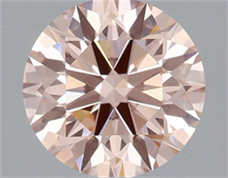 Picture of Lab Grown Diamond 2.03 Carats, Round with Ideal Cut, Fancy Intense Pink Color, VS1 Clarity and Certified by IGI