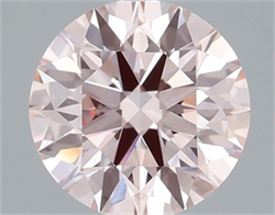 Picture of Lab Grown Diamond 2.01 Carats, Round with Ideal Cut, Fancy Intense Pink Color, VVS2 Clarity and Certified by IGI