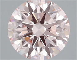 Picture of Lab Grown Diamond 2.01 Carats, Round with Ideal Cut, Fancy Intense Pink Color, VS1 Clarity and Certified by IGI
