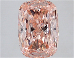 Picture of Lab Grown Diamond 2.83 Carats, CUSHION MODIFIED with  Cut, Fancy Vivid Pink Color, VS2 Clarity and Certified by IGI