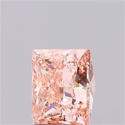 Picture of Lab Grown Diamond 3.03 Carats, Princess with  Cut, Fancy Intense Pink Color, VS2 Clarity and Certified by IGI