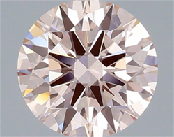 Picture of Lab Grown Diamond 1.50 Carats, Round with Ideal Cut, Fancy Pink Color, VS1 Clarity and Certified by IGI