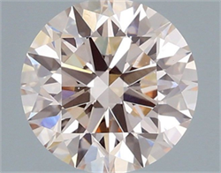 Picture of Lab Grown Diamond 1.83 Carats, Round with Ideal Cut, Fancy Light Pink Color, VS1 Clarity and Certified by IGI