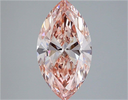 Picture of Lab Grown Diamond 3.52 Carats, Marquise with  Cut, Fancy Intense Pink Color, VS1 Clarity and Certified by IGI