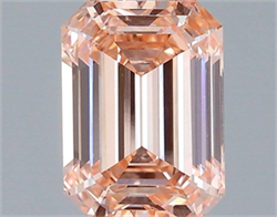 Picture of Lab Grown Diamond 2.08 Carats, Emerald with  Cut, Fancy Intense Pink Color, VS1 Clarity and Certified by IGI