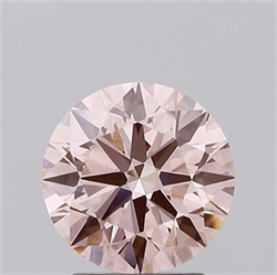 Picture of Lab Grown Diamond 2.19 Carats, Round with Ideal Cut, Fancy Intense Pink Color, VS1 Clarity and Certified by IGI
