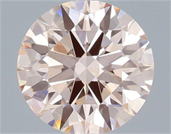 Picture of Lab Grown Diamond 2.05 Carats, Round with Ideal Cut, Fancy Intense Pink Color, VS1 Clarity and Certified by IGI