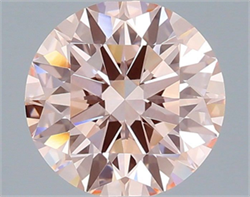 Picture of Lab Grown Diamond 2.03 Carats, Round with Ideal Cut, Fancy Intense Pink Color, VVS2 Clarity and Certified by IGI