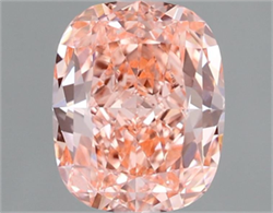 Picture of Lab Grown Diamond 1.46 Carats, CUSHION MODIFIED with  Cut, Fancy Vivid Pink Color, VVS2 Clarity and Certified by IGI