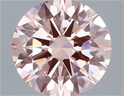 Picture of Lab Grown Diamond 2.00 Carats, Round with Excellent Cut, Fancy Intense Pink Color, VS1 Clarity and Certified by IGI