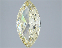Picture of Lab Grown Diamond 4.09 Carats, Marquise with  Cut, Fancy Light Yellow Color, VS2 Clarity and Certified by IGI