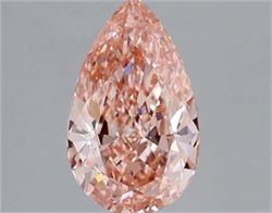Picture of Lab Grown Diamond 2.39 Carats, Pear with  Cut, Fancy Vivid Pink Color, VS1 Clarity and Certified by IGI