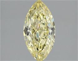 Picture of Lab Grown Diamond 1.28 Carats, Marquise with  Cut, Fancy Intense Yellow Color, VS2 Clarity and Certified by IGI