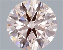 Picture of Lab Grown Diamond 2.01 Carats, Round with Ideal Cut, Fancy Pink Color, VS2 Clarity and Certified by IGI