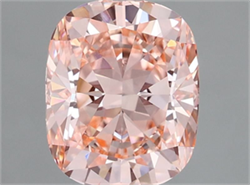 Picture of Lab Grown Diamond 2.02 Carats, CUSHION MODIFIED with  Cut, Fancy Vivid Pink Color, VVS2 Clarity and Certified by IGI