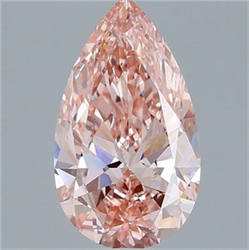 Picture of Lab Grown Diamond 2.03 Carats, Pear with  Cut, Fancy Vivid Pink Color, VS1 Clarity and Certified by IGI