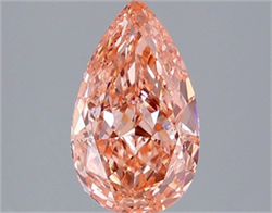 Picture of Lab Grown Diamond 2.57 Carats, Pear with  Cut, Fancy Vivid Pink Color, VS1 Clarity and Certified by IGI