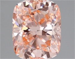 Picture of Lab Grown Diamond 2.02 Carats, CUSHION MODIFIED with  Cut, Fancy Intense Pink Color, VVS2 Clarity and Certified by IGI