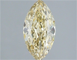 Picture of Lab Grown Diamond 1.59 Carats, Marquise with  Cut, Fancy Yellow Color, VS2 Clarity and Certified by IGI