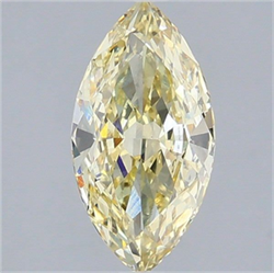 Picture of Lab Grown Diamond 2.04 Carats, Marquise with  Cut, Fancy Intense Yellow Color, VS1 Clarity and Certified by IGI