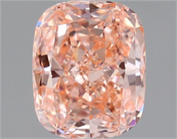 Picture of Lab Grown Diamond 1.47 Carats, CUSHION MODIFIED with  Cut, Fancy Vivid Pink Color, VS1 Clarity and Certified by IGI