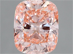 Picture of Lab Grown Diamond 2.01 Carats, CUSHION MODIFIED with  Cut, Fancy Vivid Pink Color, VVS2 Clarity and Certified by IGI