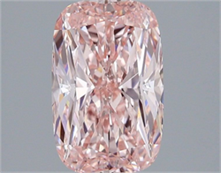 Picture of Lab Grown Diamond 2.51 Carats, CUSHION MODIFIED with  Cut, Fancy Vivid Pink Color, VVS2 Clarity and Certified by IGI