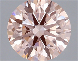Picture of Lab Grown Diamond 2.01 Carats, Round with Ideal Cut, Fancy Intense Pink Color, VS1 Clarity and Certified by IGI